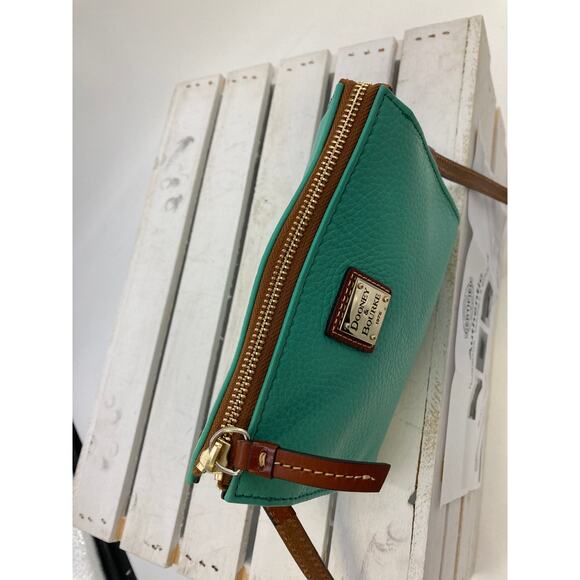 DOONEY & BOURKE SMALL MINT PEBBLED LEATHER CROSSBODY BAG - Picture 7 of 16